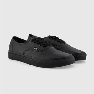 Vans Black Leather Shoes